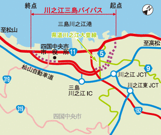 川之江三島バイパスの画像