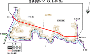 音威子府バイパスの画像