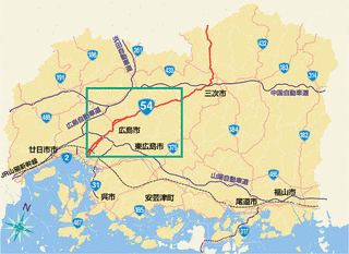 国道54号の画像