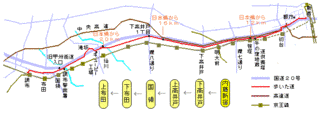 長野県の道路の画像