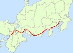 近畿地方の道路の画像
