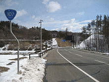 国道107号の画像