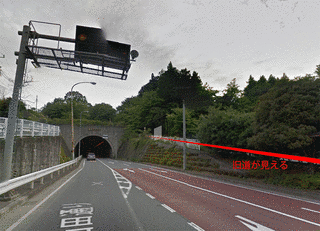 東京都道61号山田宮の前線の画像
