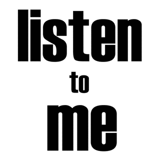 LISTEN TO MEの画像