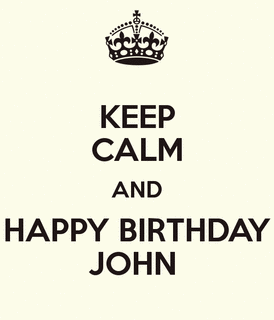 HAPPY BIRTHDAY,JOHNの画像