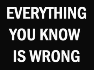 EVERYTHING YOU KNOW IS WRONGの画像