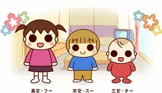 うちの3姉妹の画像