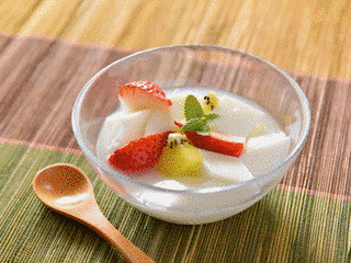 杏仁豆腐の画像