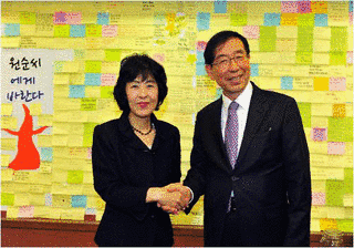 ソウル特別市長の画像