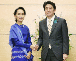 ミャンマーの首相の画像