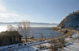 バイカル湖岸鉄道の画像
