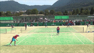 全国中学校ソフトテニス大会の画像