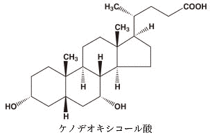 ケノデオキシコール酸の画像