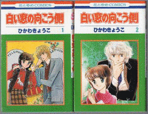 白い窓の向こう側の画像