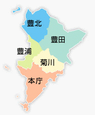 山口県の市町村の画像