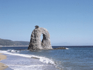 海水浴適地の画像