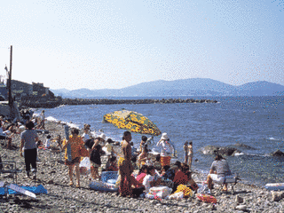 朝里海水浴場の画像