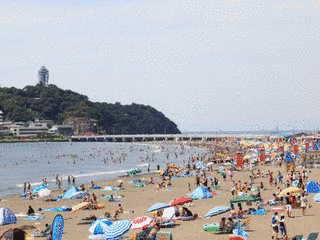 片瀬東浜海水浴場の画像