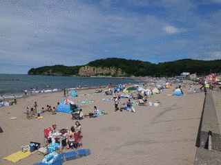 蘭島海水浴場の画像