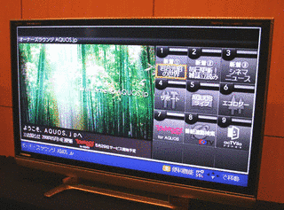 テレビ向けポータルの画像