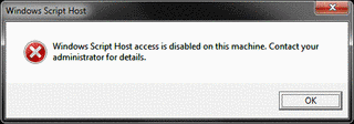 WINDOWS SCRIPT HOSTの画像