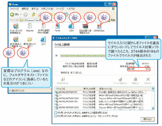 暴露ウイルスの画像
