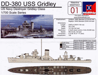 グリッドレイ級駆逐艦の画像