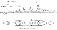 ホーキンス級重巡洋艦の画像
