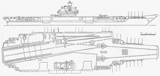 ウリヤノフスク級原子力空母の画像