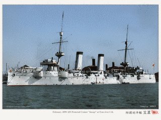 笠置型防護巡洋艦の画像