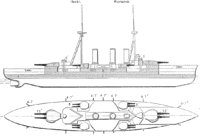 鞍馬型巡洋戦艦の画像