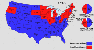 1916年アメリカ合衆国大統領選挙の画像