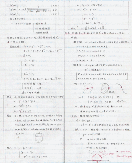 科学ノートの画像