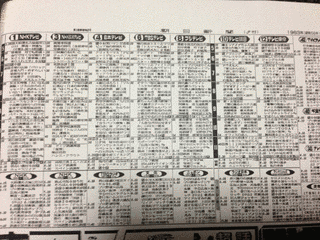 朝日新聞テレビ夕刊の画像