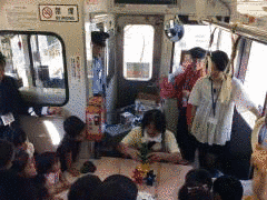 クイズ列車出発進行の画像