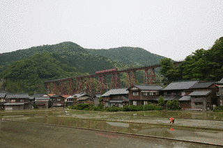 鉄道のある風景の画像