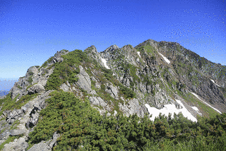 水晶岳の画像