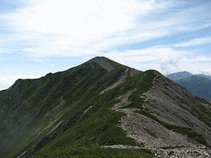広河内岳の画像