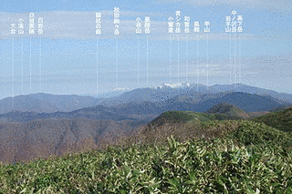 和賀山塊の画像