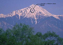 前常念岳の画像