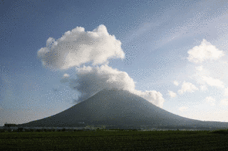 開聞岳の画像