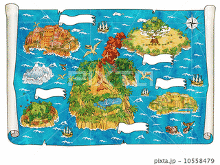 宝島の地図の画像