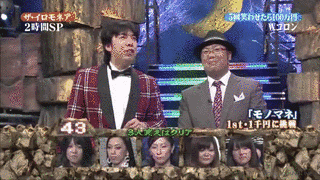 テレビの演芸番組の画像