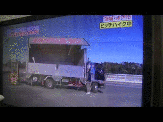 トラック乗り継ぎの旅の画像