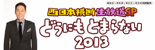 西日本横断生放送スペシャル どうにもとまらない2013の画像