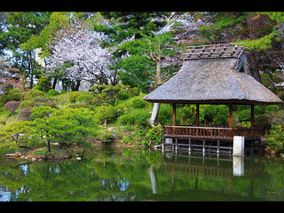 広島藩の庭園の画像