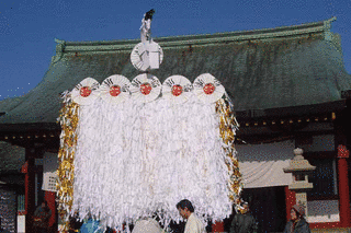 愛宕社の火祭りの画像