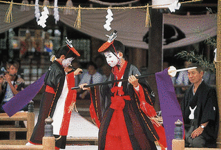 熊野神社の稚児舞の画像