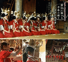 河口の稚児舞の画像