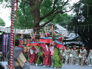王子神社の田楽の画像
